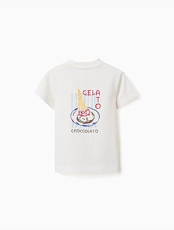Camiseta de algodón con estampado de gelato you&me