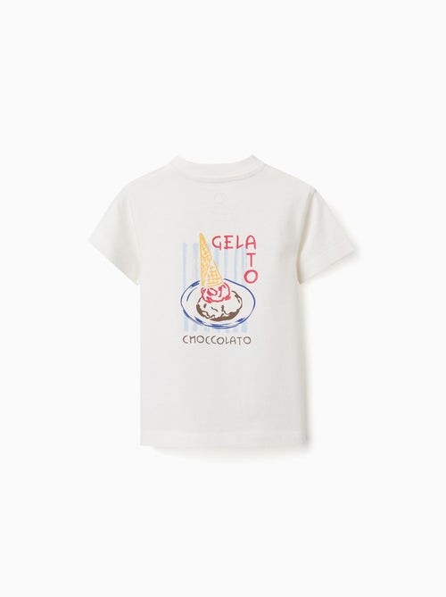 Camiseta de algodón con estampado de Gelato You&Me - Kiabi