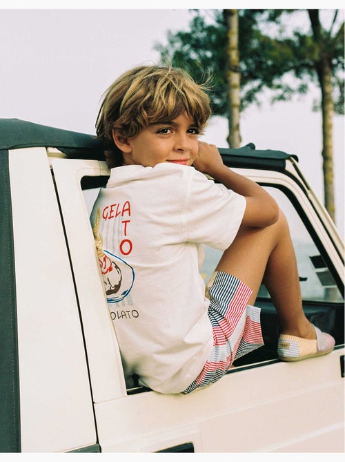 Camiseta de algodón con estampado de helado You&Me - Kiabi Camiseta de algodón con estampado de helado You&Me - Kiabi