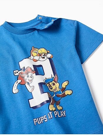 Camiseta de algodón con estampado de la Patrulla Canina
