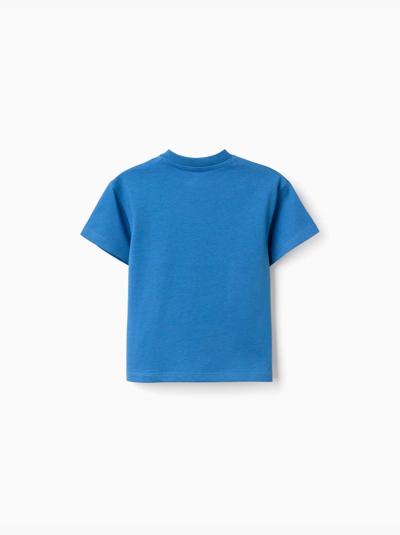 Camiseta de algodón con estampado de la Patrulla Canina Azul Azul - Kiabi