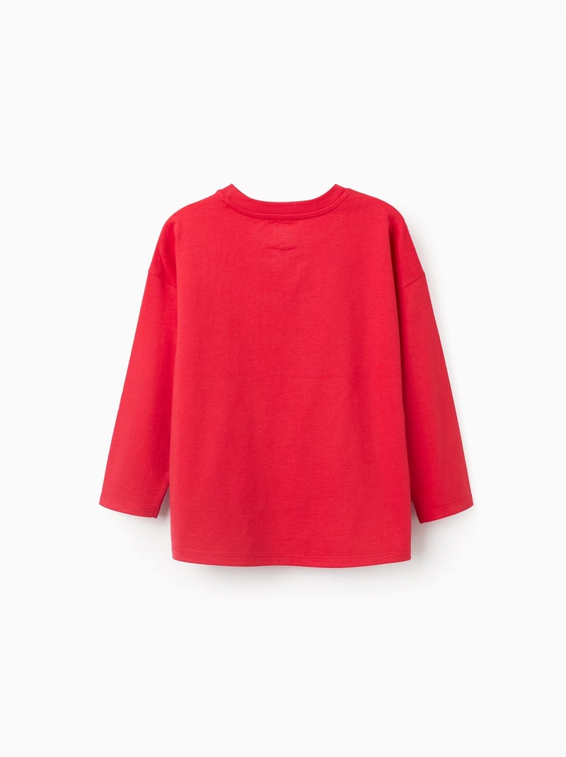 Camiseta de algodón con estampado de los vengadores Rojo - Kiabi
