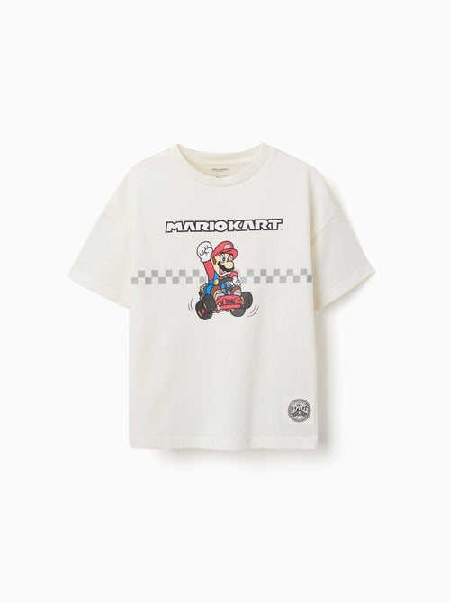 Camiseta de algodón con estampado de Mario Kart - Kiabi