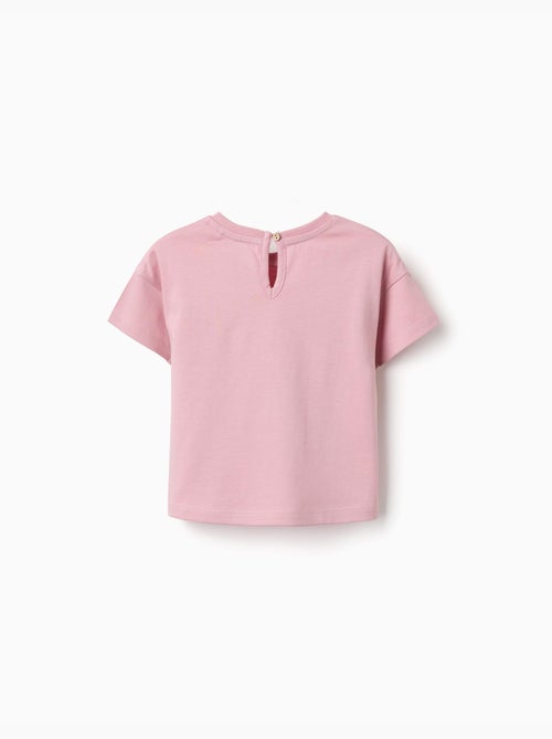 Camiseta de algodón con estampado de Minnie & Figaro - Kiabi