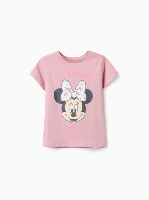 Camiseta de algodón con estampado de Minnie - Kiabi