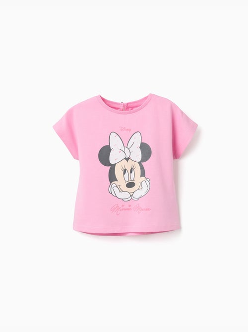 Camiseta de algodón con estampado de Minnie - Kiabi