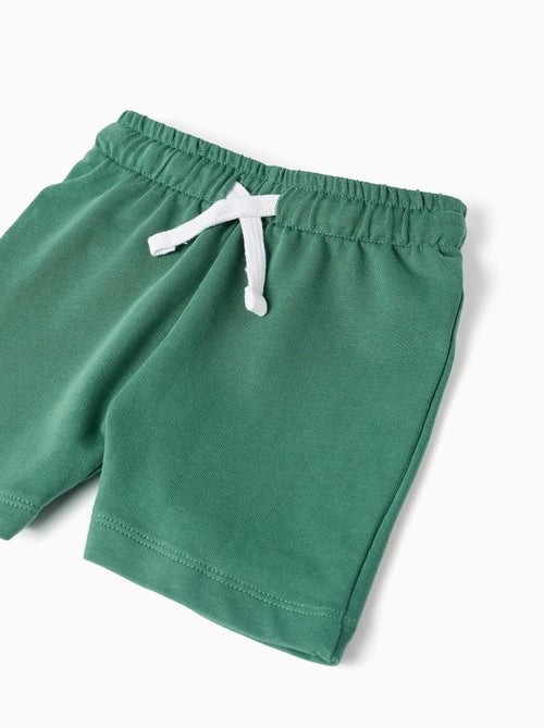 Camiseta de algodón con estampado de peces + pantalón corto - Kiabi