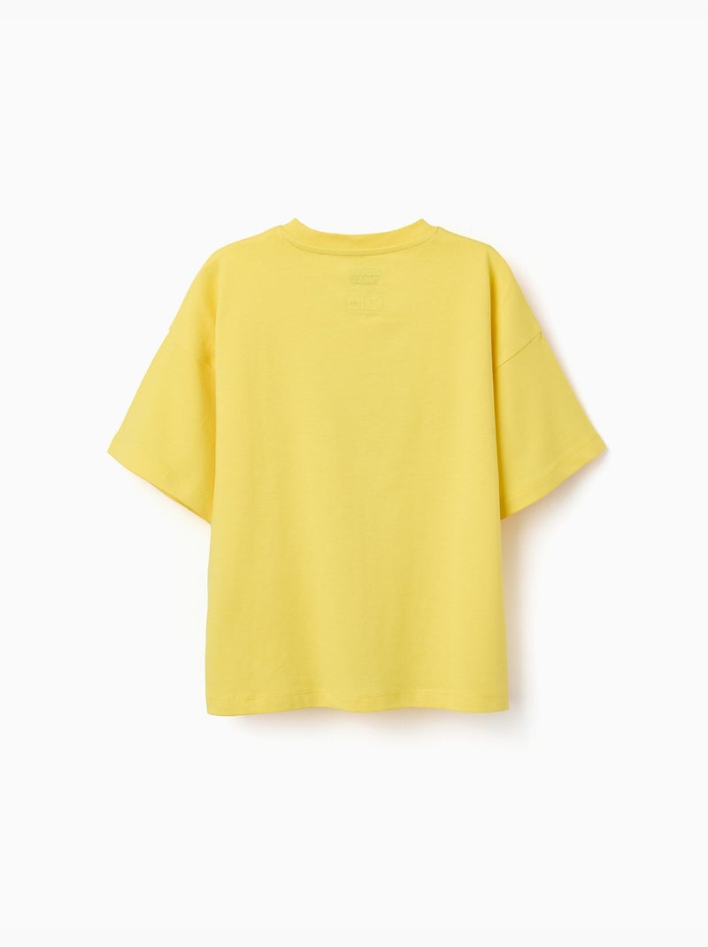 Camiseta de algodón con estampado de Piolín Amarillo claro - Kiabi