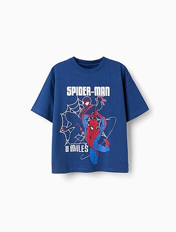 Camiseta de algodón con estampado de Spider-Man