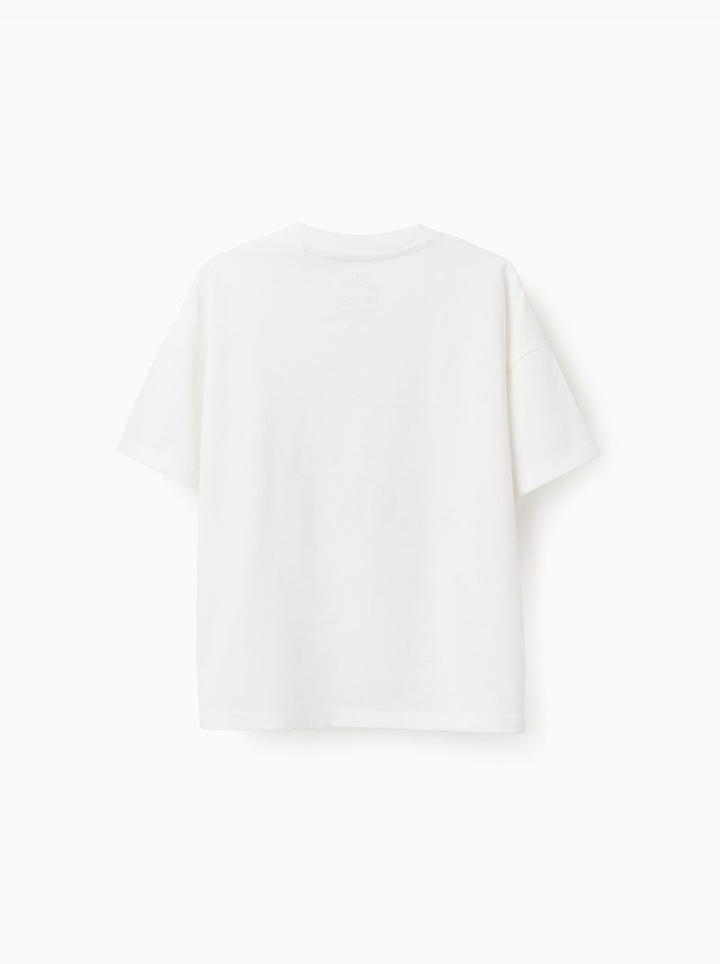Camiseta de algodón con estampado de Spider-Man Blanco - Kiabi