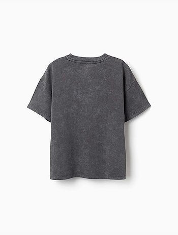 Camiseta de algodón con estampado de Stitch
