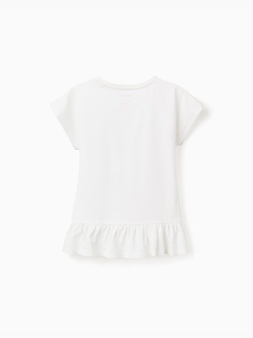 Camiseta de algodón con estampado de Stitch y Angel - Kiabi