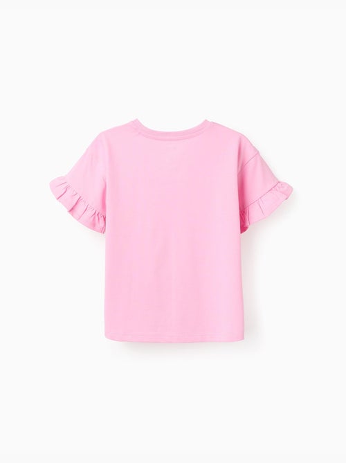 Camiseta de algodón con estampado de Stitch y Angel - Kiabi