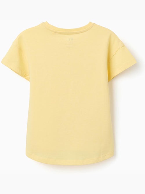 Camiseta de algodón con estampado en relieve - Kiabi