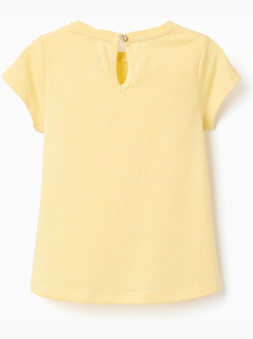 Camiseta de algodón con estampado en relieve - Kiabi