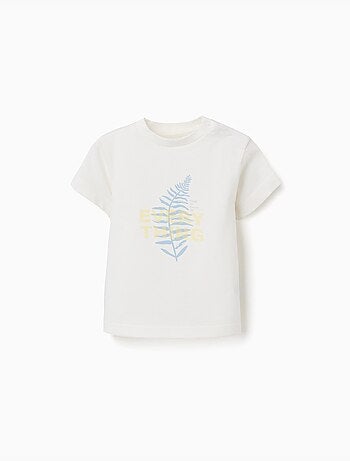 Camiseta de algodón con estampado Nature