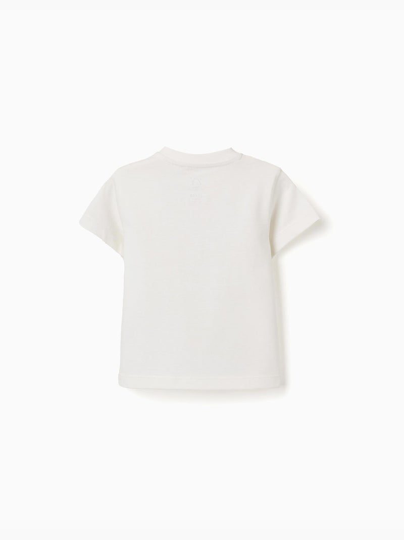 Camiseta de algodón con estampado Everything Blanco - Kiabi