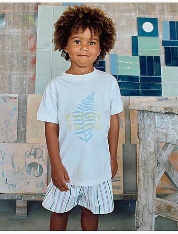 Camiseta de algodón con estampado Everything