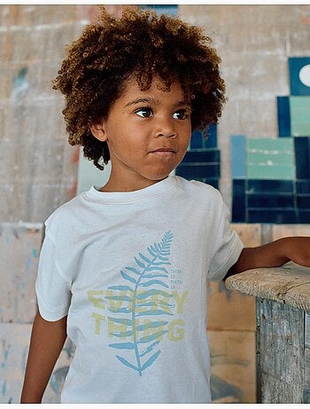 Camiseta de algodón con estampado Everything