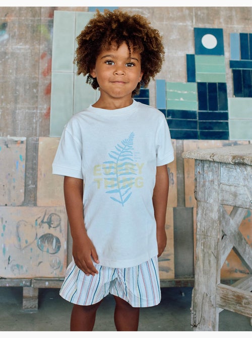 Camiseta de algodón con estampado Everything - Kiabi