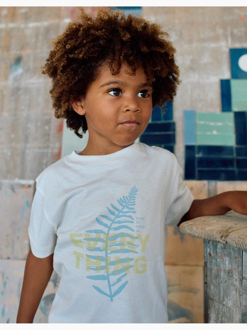 Camiseta de algodón con estampado Everything - Kiabi