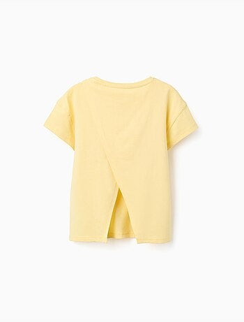 Camiseta de algodón con estampado floral 3D