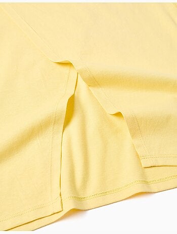 Camiseta de algodón con estampado floral 3D