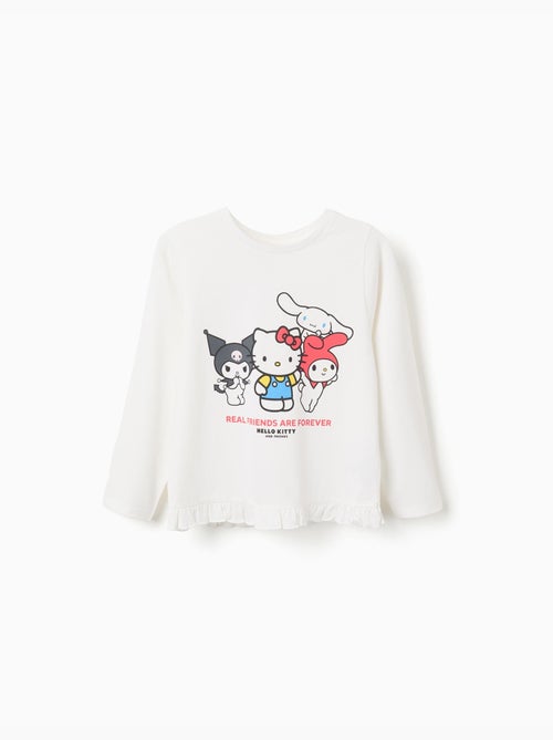 Camiseta de algodón con estampado hello kitty - Kiabi