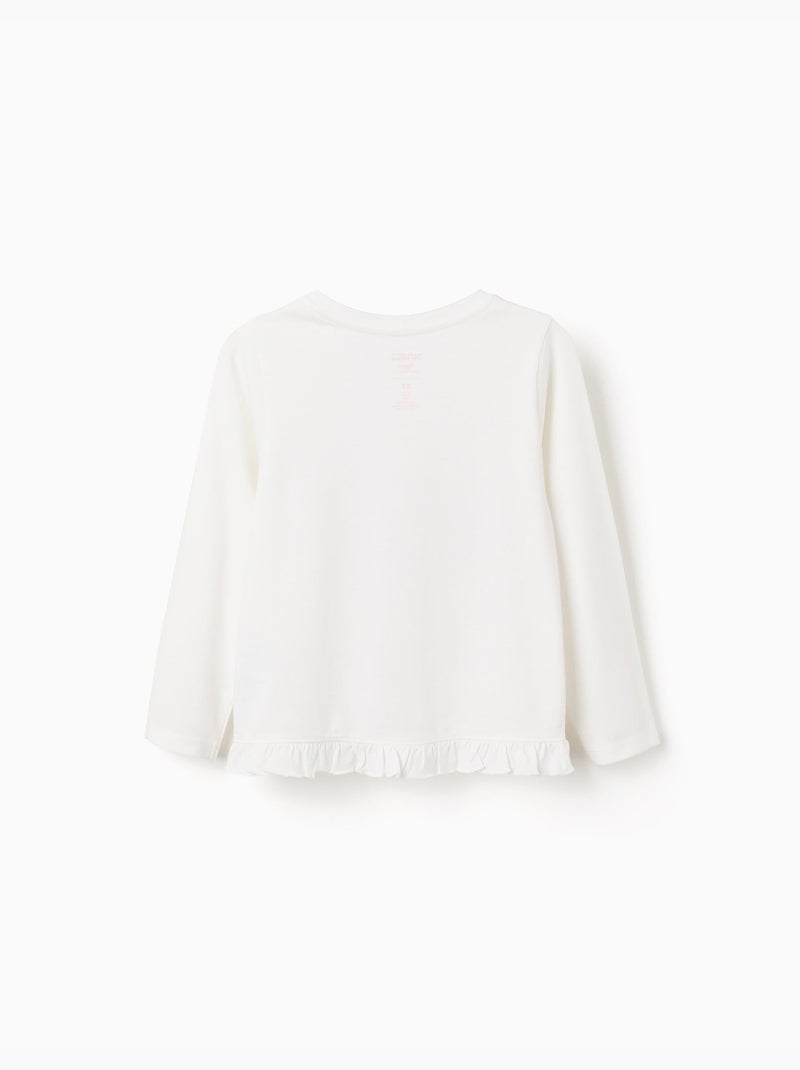 Camiseta de algodón con estampado hello kitty Blanco - Kiabi