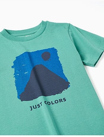 Camiseta de algodón con estampado Just Colors