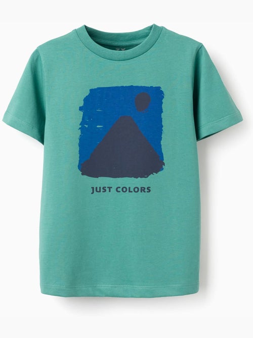 Camiseta de algodón con estampado Just Colors - Kiabi