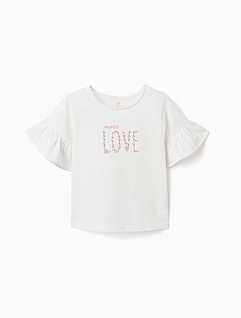 Camiseta de algodón con estampado More Love