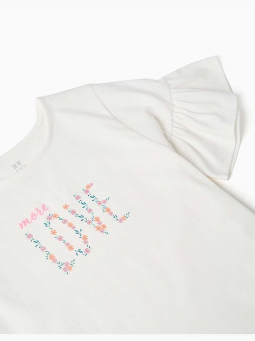 Camiseta de algodón con estampado More Love - Kiabi Camiseta de algodón con estampado More Love - Kiabi