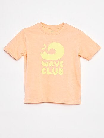Camiseta de algodón con estampado