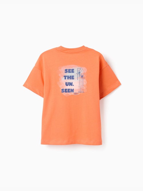 Camiseta de algodón con estampado Normal is Boring - Kiabi