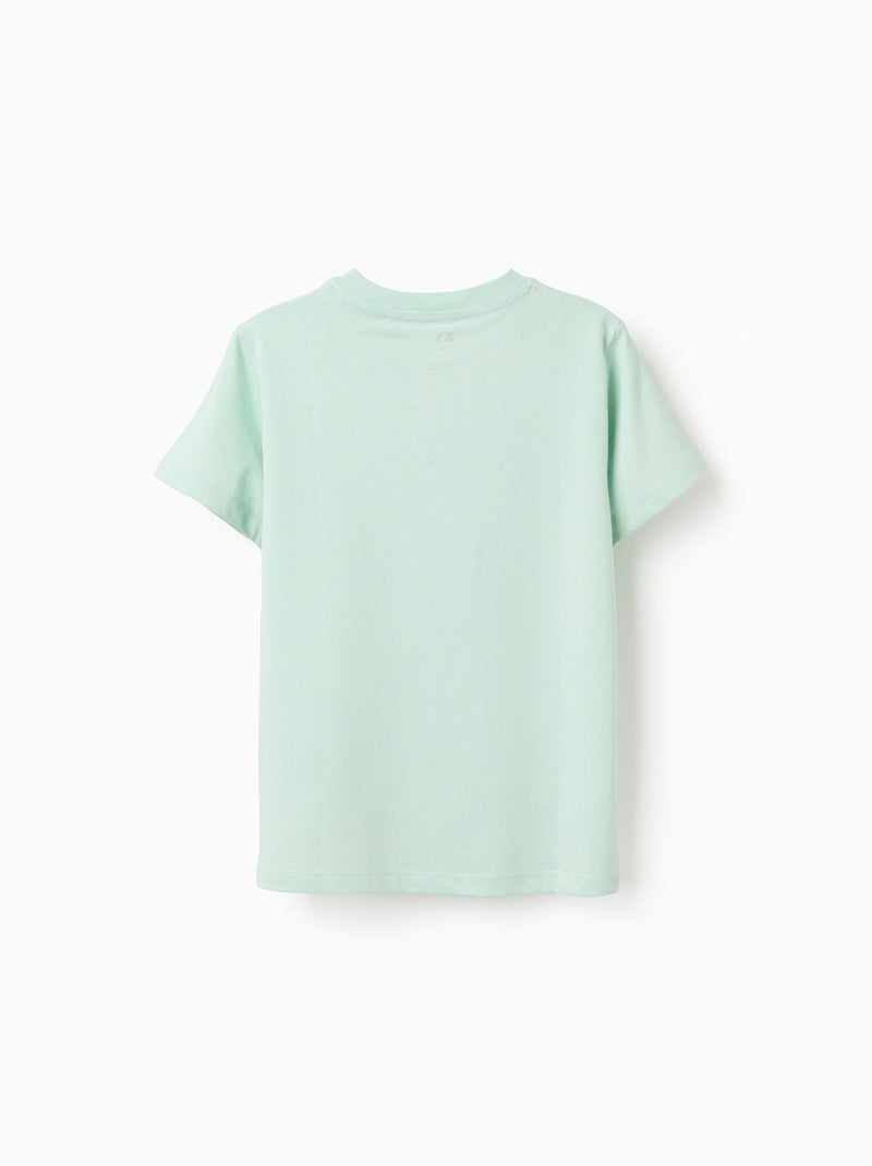 Camiseta de algodón con estampado Peixinho do Mar Verde claro - Kiabi