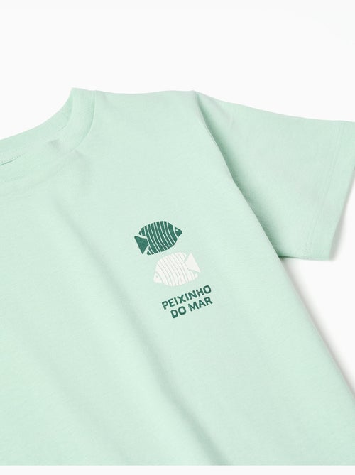 Camiseta de algodón con estampado Peixinho do Mar - Kiabi