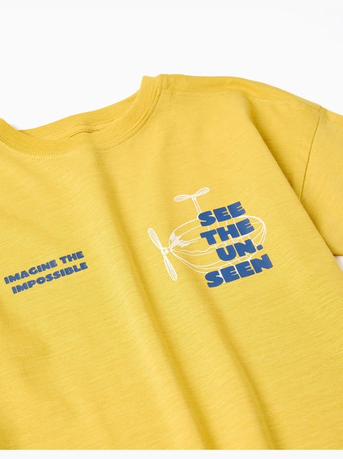 Camiseta de algodón con estampado See the Unseen - Kiabi