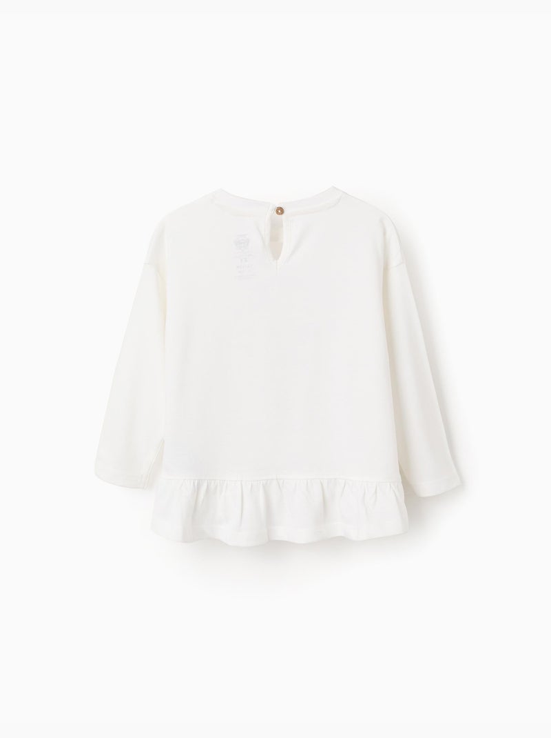Camiseta de algodón con estampado skye Blanco - Kiabi