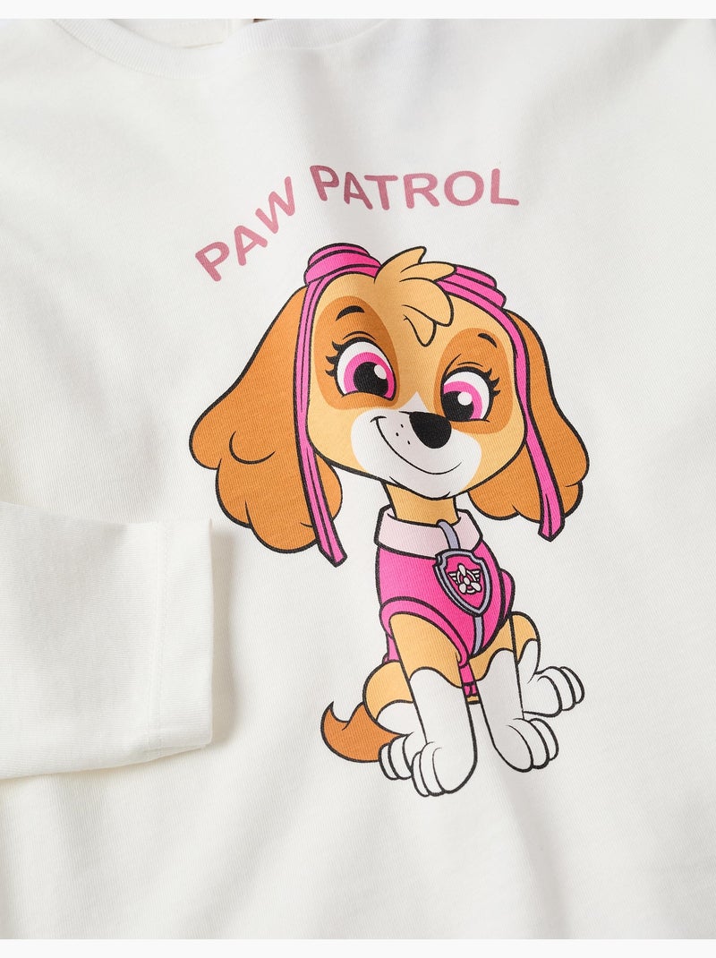 Camiseta de algodón con estampado skye Blanco - Kiabi