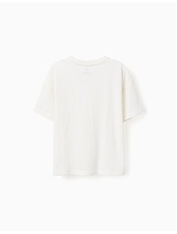 Camiseta de algodón con estampado Sou do Sol
