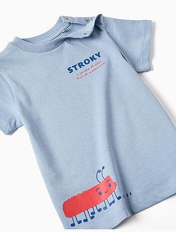 Camiseta de algodón con estampado Stroky