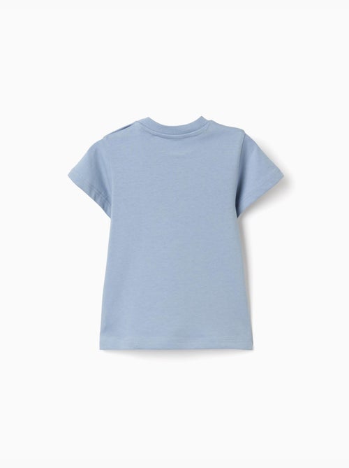 Camiseta de algodón con estampado Stroky - Kiabi Camiseta de algodón con estampado Stroky - Kiabi
