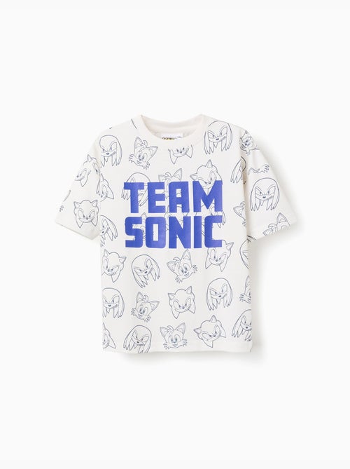 Camiseta de algodón con estampado Team Sonic - Kiabi