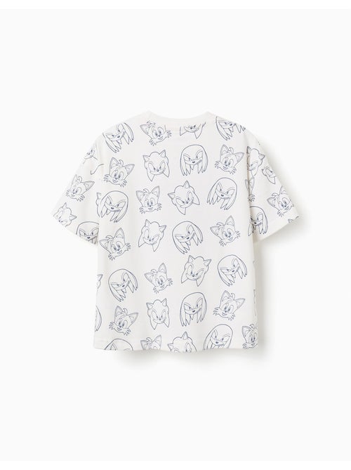 Camiseta de algodón con estampado Team Sonic - Kiabi