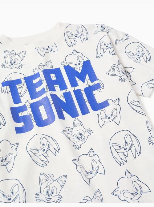 Camiseta de algodón con estampado Team Sonic - Kiabi