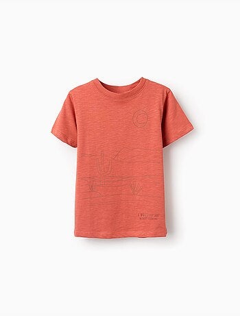 Camiseta de algodón con estampado Work of Art