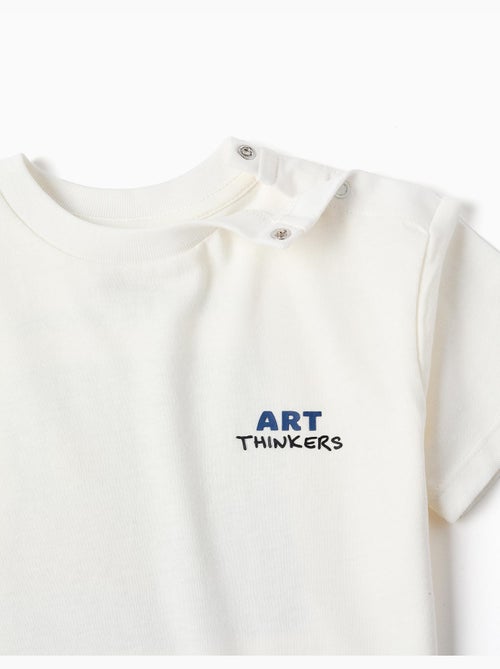 Camiseta de algodón con estampados Art Thinkers - Kiabi