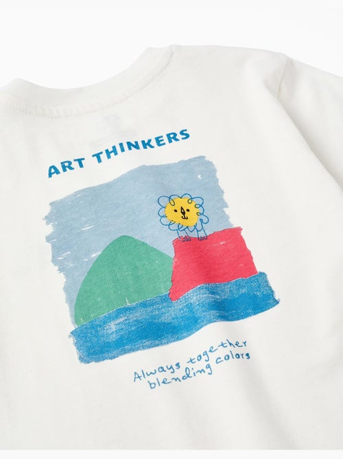 Camiseta de algodón con estampados Art Thinkers - Kiabi