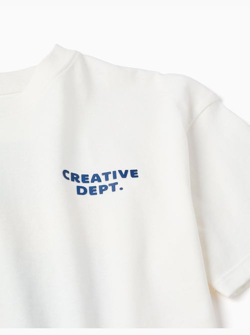Camiseta de algodón con estampados Creativity - Kiabi